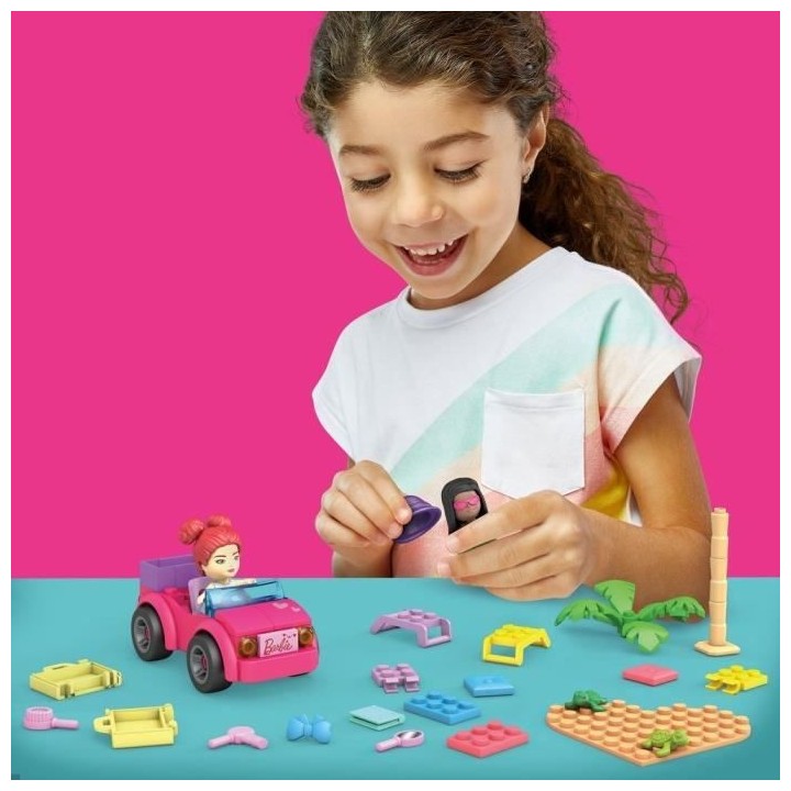 Mega Construx Barbie - Coffret Aventures a la plage - Jeu de construct