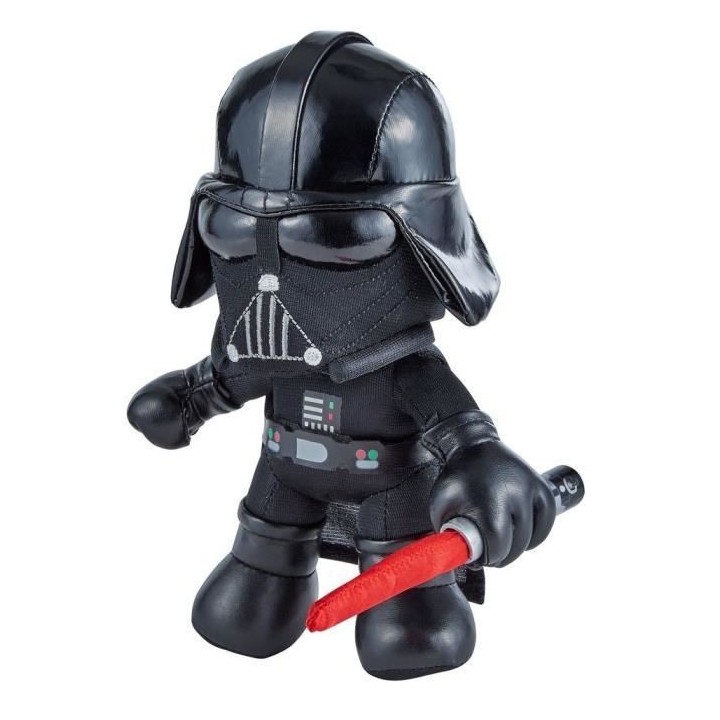 Star Wars - Peluche Dark Vador Star Wars, environ 20 cm, avec sabre lu