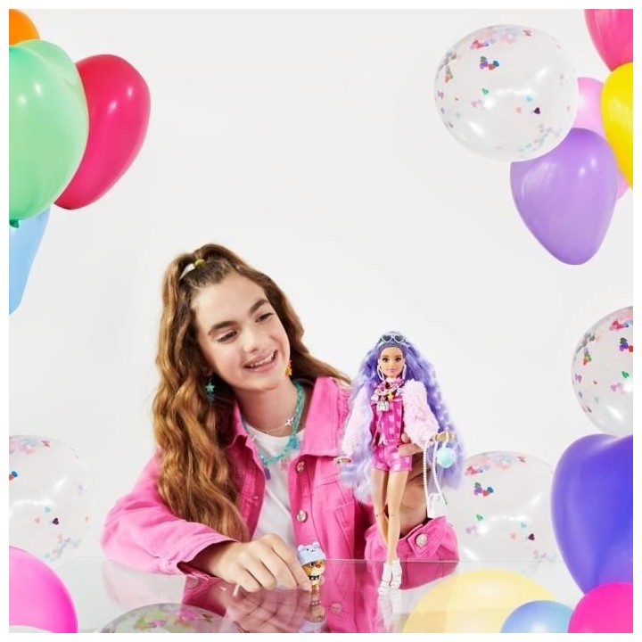 Barbie - Barbie Extra Bulldog Hipster - Poupée - 3 ans et +