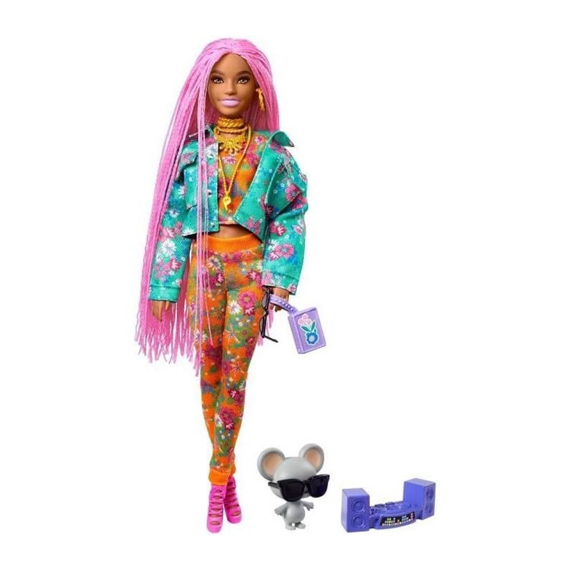 Barbie - Barbie Extra Souris DJ - Poupée - 3 ans et +