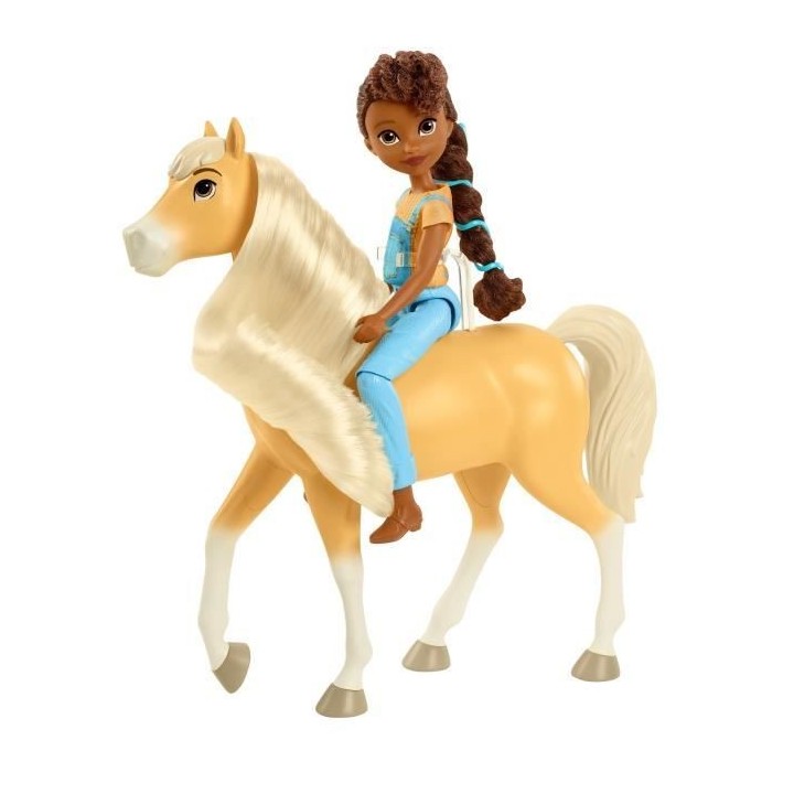 SPIRIT Poupée Apo (18 cm) et son Cheval Chica Linda (20 cm)