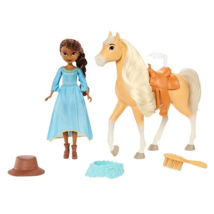 SPIRIT FESTIVAL issu du Film Poupée Apo (18 cm) et son Cheval Chica L