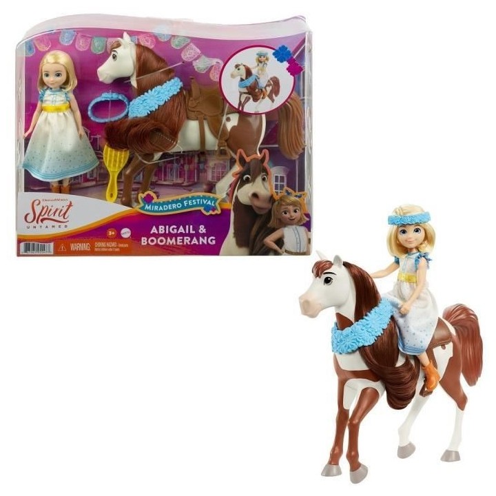 SPIRIT FESTIVAL issu du Film Poupée Abigaelle (18 cm) et son Cheval B