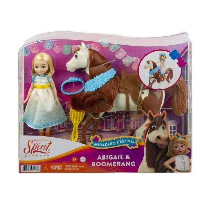 SPIRIT FESTIVAL issu du Film Poupée Abigaelle (18 cm) et son Cheval B
