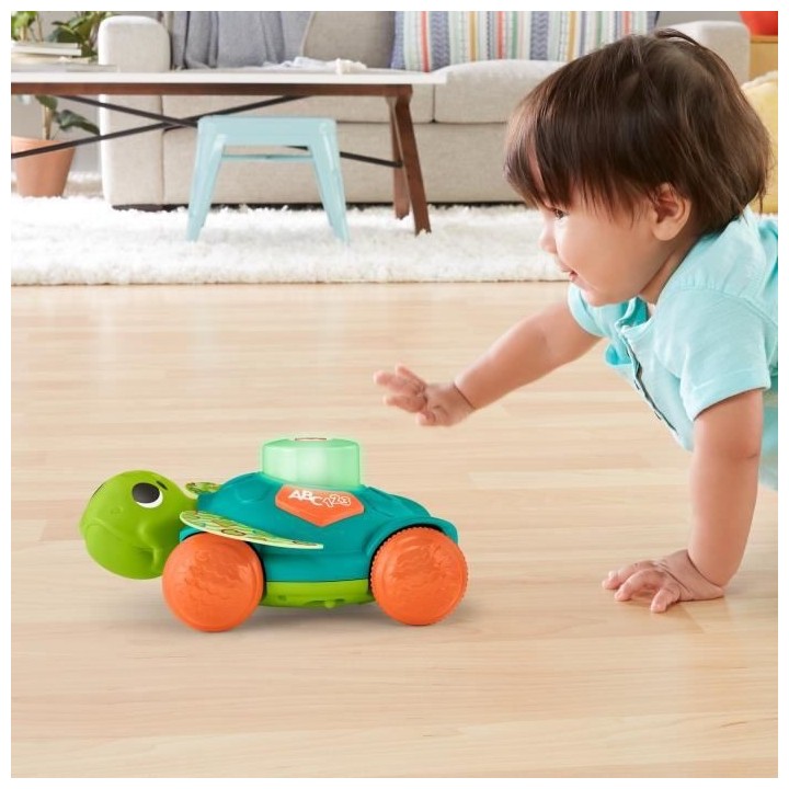 Fisher-Price - Linkimals Manu la tortue - Jouet d'éveil - Des 9 mois