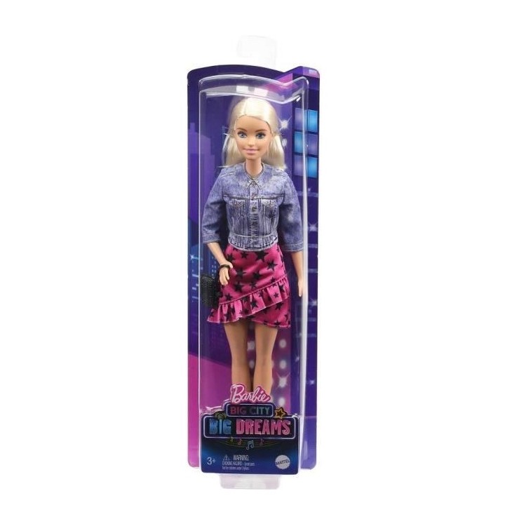 Barbie - Poupée Barbie Malibu - Poupée Mannequin - Des 3 ans