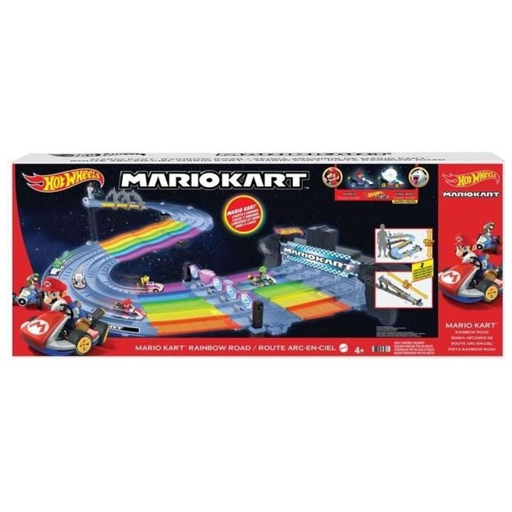 Hot Wheels - Piste Route Arc-en-ciel Mario Kart - Circuit / Petite Voi