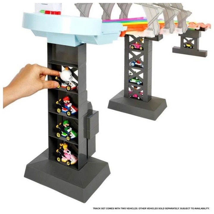 Hot Wheels - Piste Route Arc-en-ciel Mario Kart - Circuit / Petite Voi