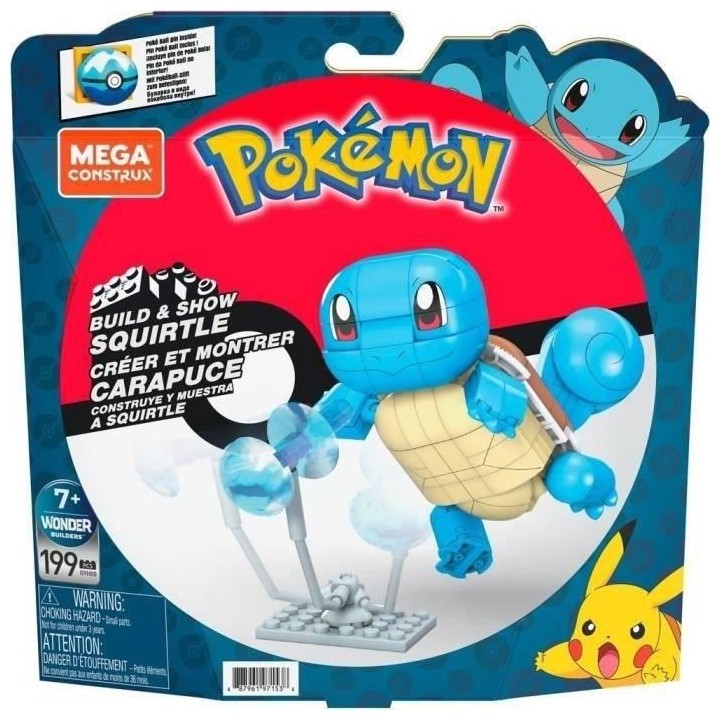 Mega Construx - Pokémon Carapuce a Construire - Briques de constructi