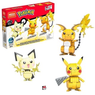 Mega Construx - Pokémon Coffret Trio Évolution Pikachu - Jeu de cons
