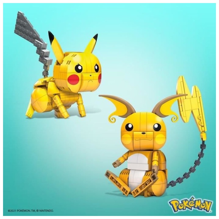 Mega Construx - Pokémon Coffret Trio Évolution Pikachu - Jeu de cons