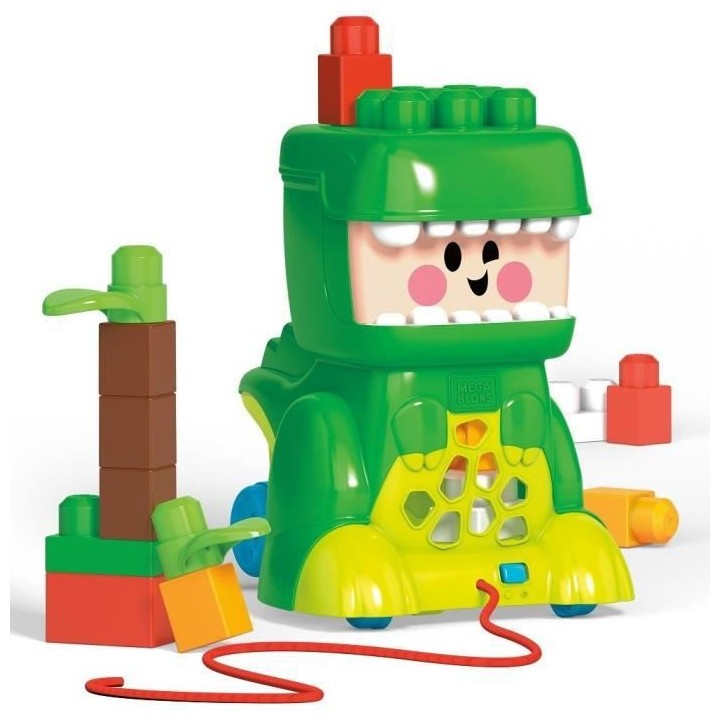 Mega Bloks - Jammy Stackers T-Rex - Blocs de construction - Des 1 an