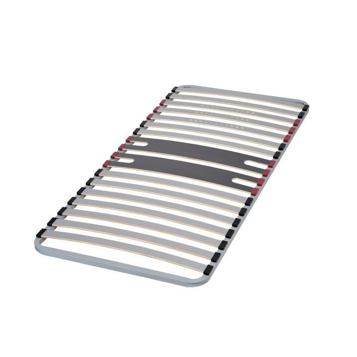 SEDAC OPTIZONES - Sommier - 90 x 190 - Cadre a lattes - 5 zones de con