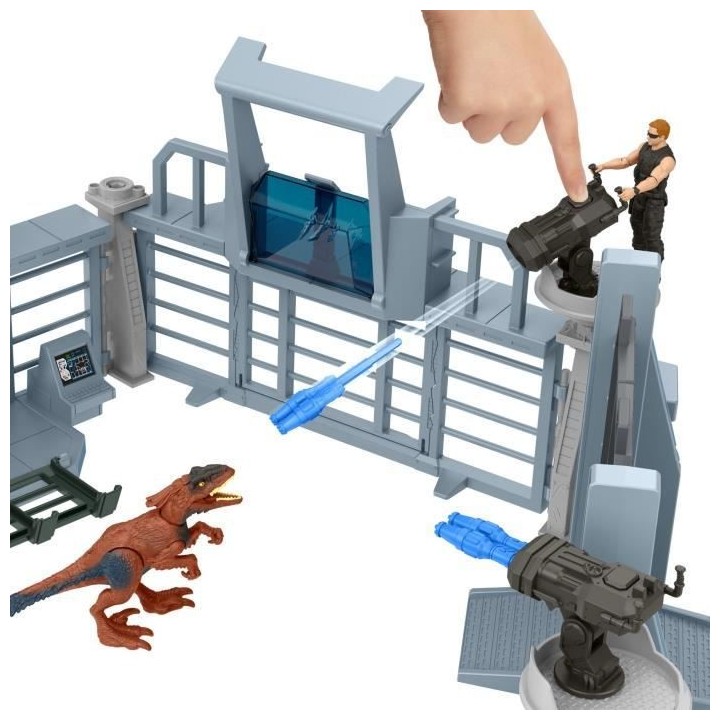 JURASSIC WORLD - Coffret Chaos A L'Avant-Poste - Figurines d'action -
