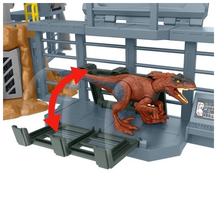 JURASSIC WORLD - Coffret Chaos A L'Avant-Poste - Figurines d'action -