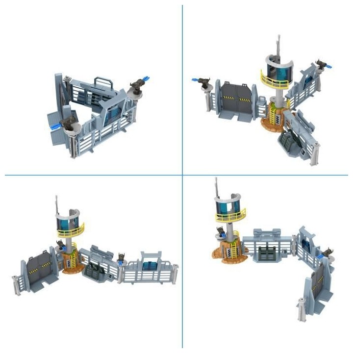 JURASSIC WORLD - Coffret Chaos A L'Avant-Poste - Figurines d'action -