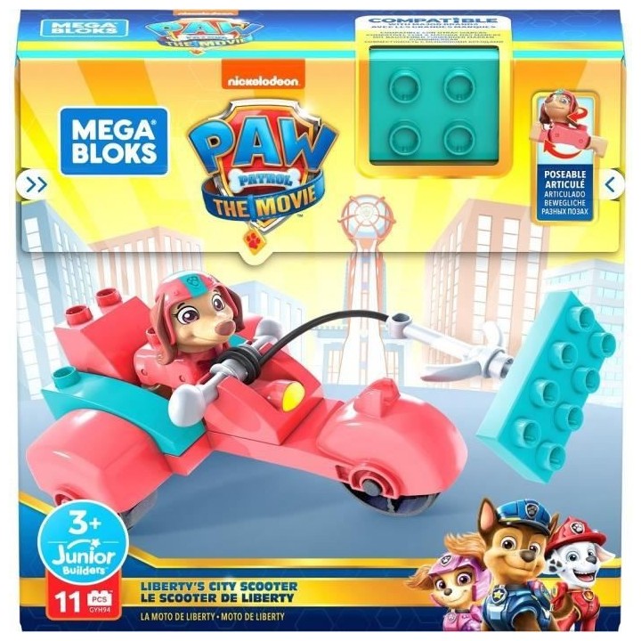 Mega Construx - Scooter de Liberty Paw Patrol - Briques de constructio