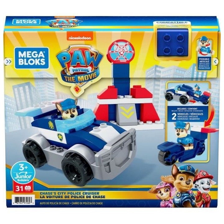 Mega Construx - Coffret Police Paw Patrol - Briques de contruction - D