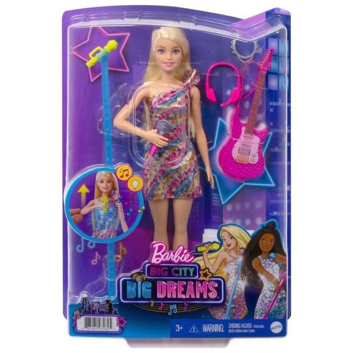 Barbie - Poupée Barbie Malibu Chanteuse - Poupée Mannequin - Des 3 a