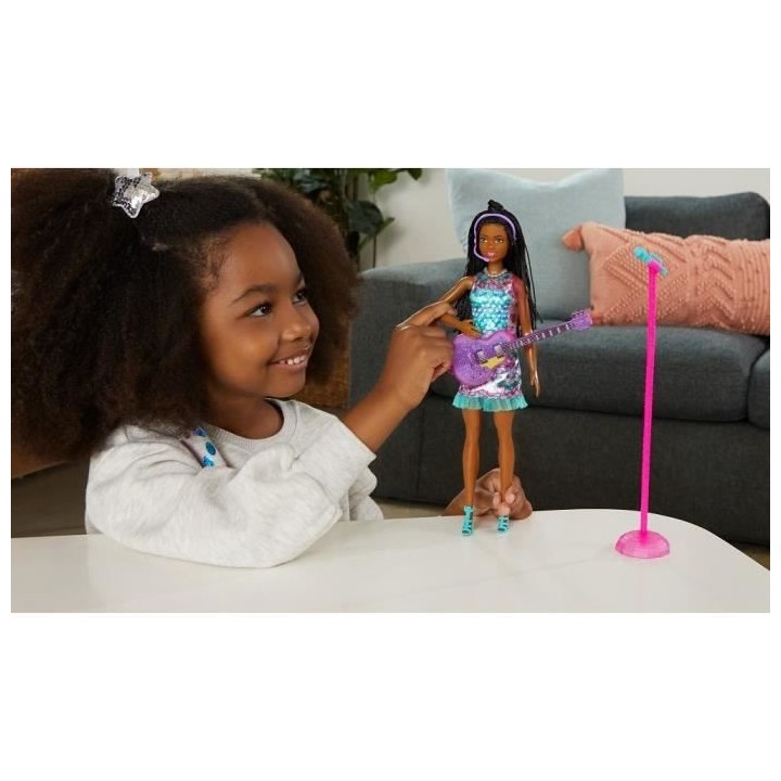 Barbie - Poupée Barbie Brooklyn Chanteuse - Poupée Mannequin - Des 3