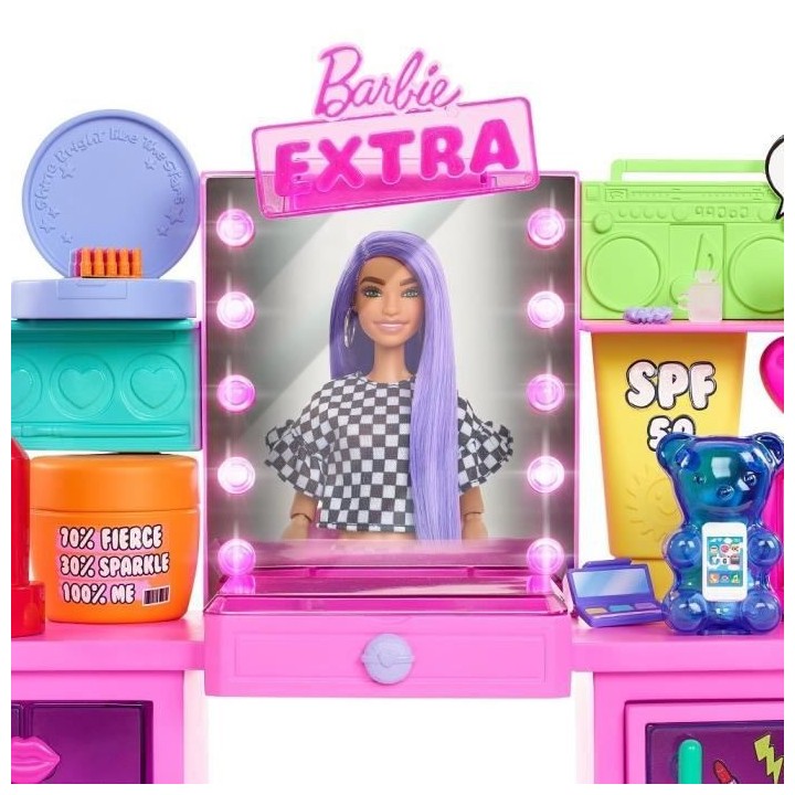 Barbie - Barbie Extra et Studio de Mode - Accessoires Poupée - 3 ans