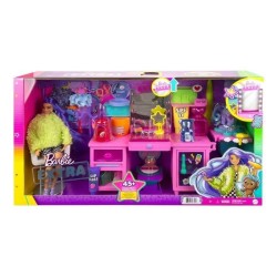 Barbie - Barbie Extra et Studio de Mode - Accessoires Poupée - 3 ans et +