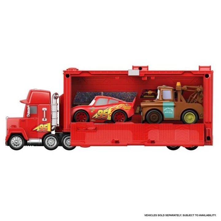 Cars Disney Pixar - Transporteur Mack rouge, sons et lumieres - Petite