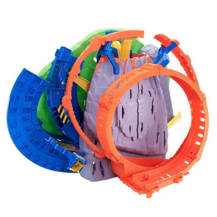 Hot Wheels- Monster Trucks Piste Arene Volcan Crash - Circuit / Petite