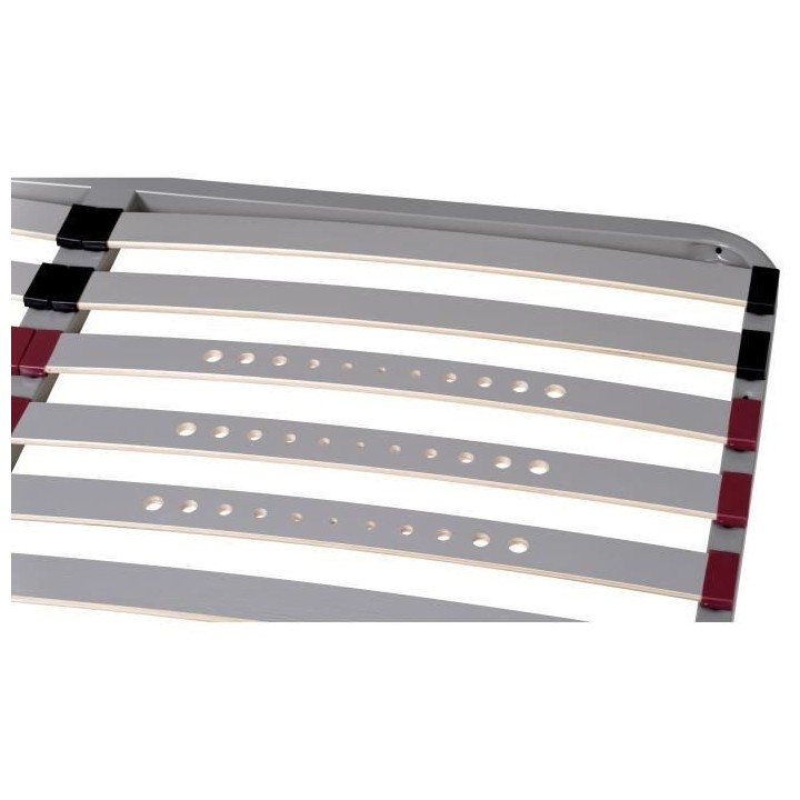 SEDAC OPTIZONES - Sommier - 90 x 190 - Cadre a lattes - 5 zones de con