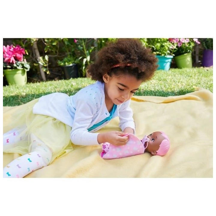 My Garden Baby - Mon Premier Bébé Papillon rose, 23 cm, corps souple