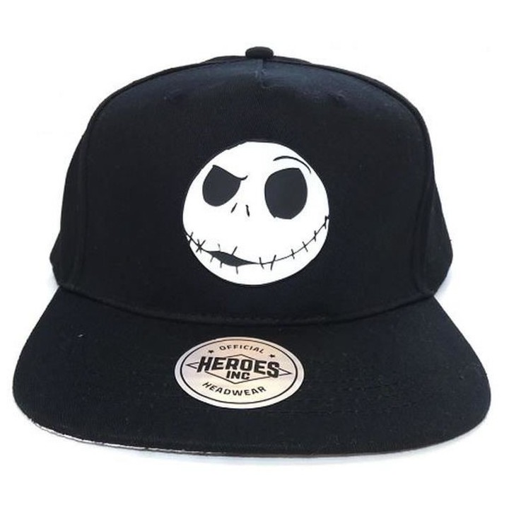 L'ETRANGE NoeL DE M. JACK Tete de Jack Casquette - Noir et blanc