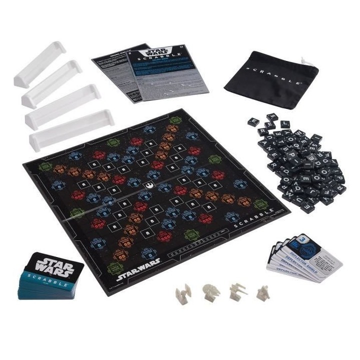 Mattel Games - Scrabble Star Wars - Jeu de société et de lettres - D