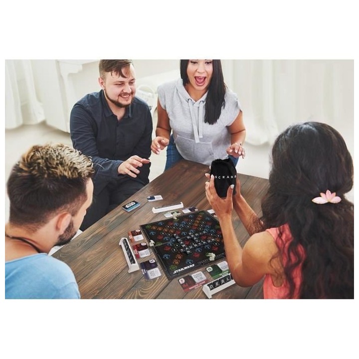 Mattel Games - Scrabble Star Wars - Jeu de société et de lettres - D
