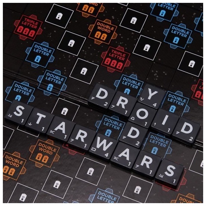 Mattel Games - Scrabble Star Wars - Jeu de société et de lettres - D