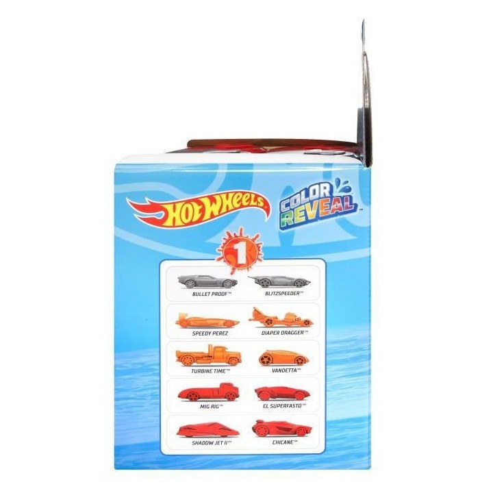 Hot Wheels - Véhicules Color Reveal - Modele aléatoire - Des 3 ans