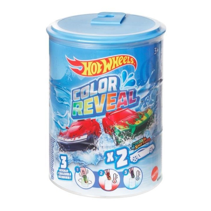 Hot Wheels - Véhicules Color Reveal - Modele aléatoire - Des 3 ans