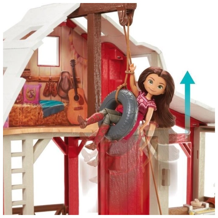 Spirit l'indomptable - Coffret Centre Équestre Deluxe, poupée Lucky