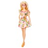 Barbie - Barbie Fashionista Robe Tropicale - Poupée Mannequin - Des 3 ans