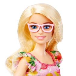 Barbie - Barbie Fashionista Robe Tropicale - Poupée Mannequin - Des 3 ans