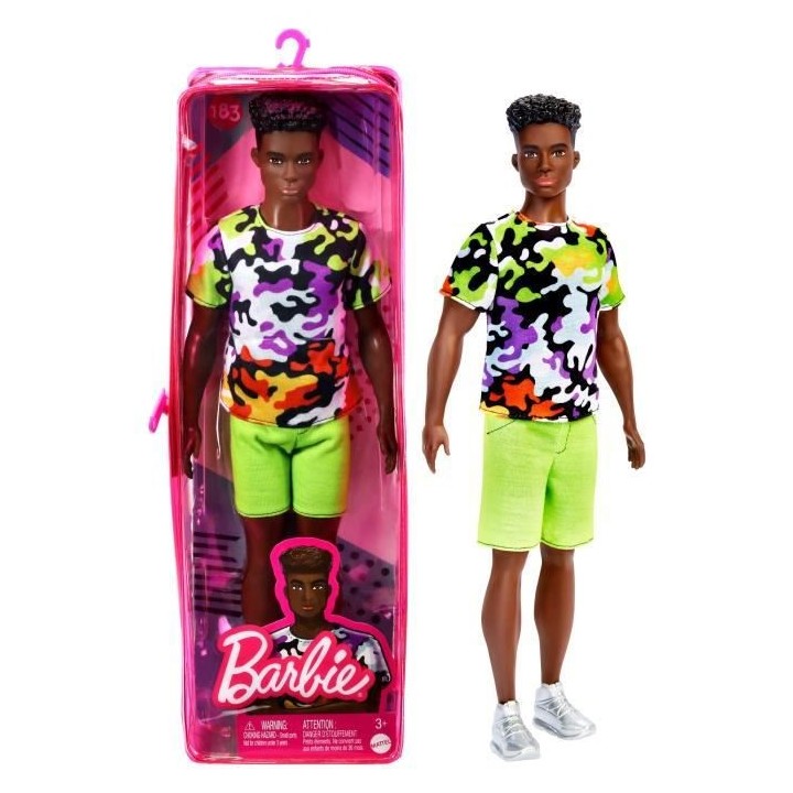 Barbie - Ken Fashionista Camouflage - Poupée Mannequin - Des 3 ans