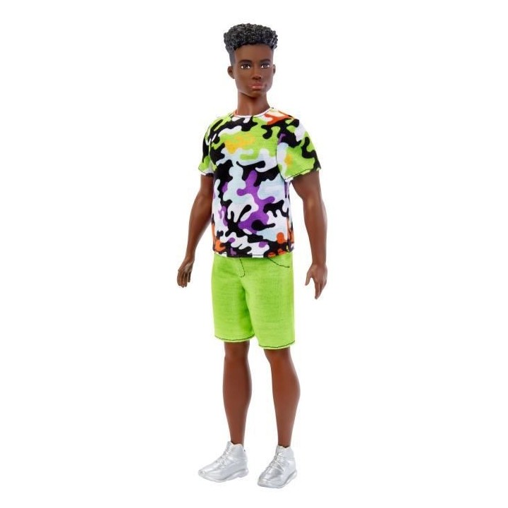 Barbie - Ken Fashionista Camouflage - Poupée Mannequin - Des 3 ans