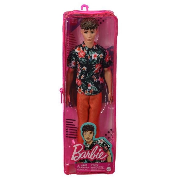Barbie - Ken Fashionista Tropical - Poupée Mannequin - Des 3 ans