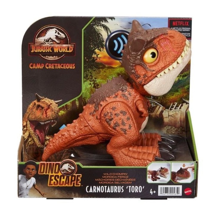 Jurassic World - Bébé Carnotaurus Toro - Figurine Dinosaure 13cm - D