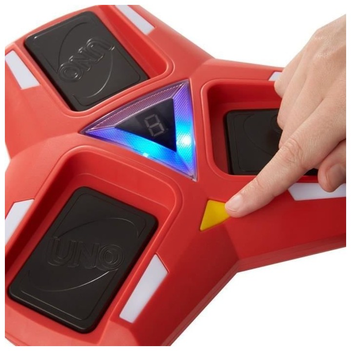 Mattel Games - Uno triple play, 112 cartes et unité de jeu sonore et