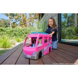 Barbie - Méga Camping-Car De Barbie - Accessoire Poupée