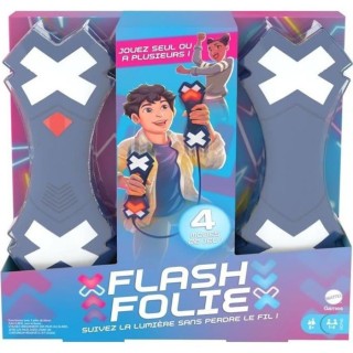 Mattel Games - Flash Folie, jeu électronique avec 2 manettes vocales