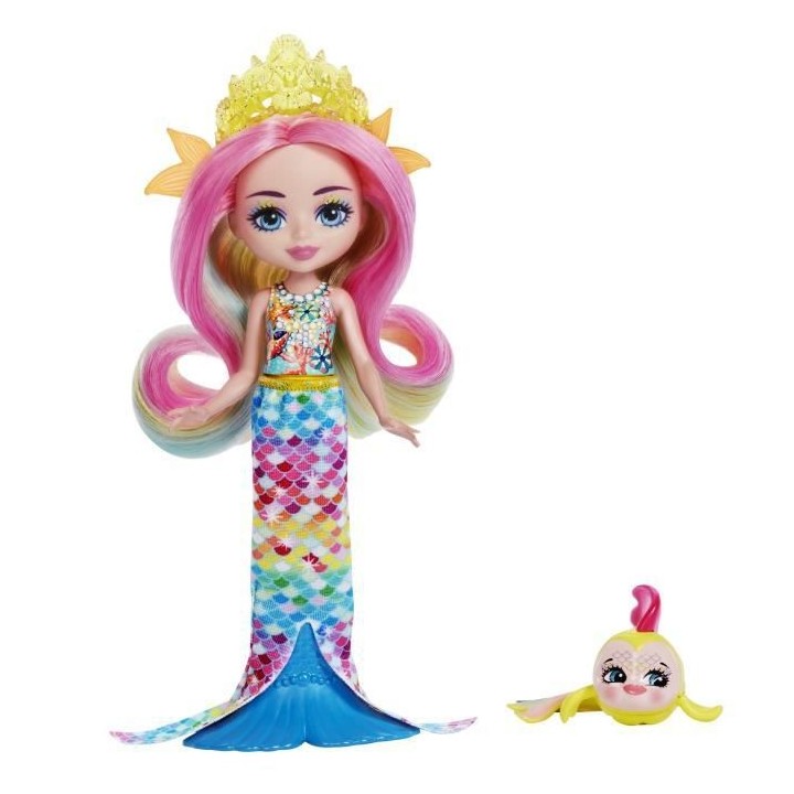 Enchantimals - Rainey Poisson Arc En Ciel Et - Poupée