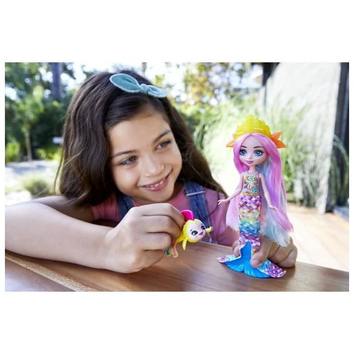 Enchantimals - Rainey Poisson Arc En Ciel Et - Poupée