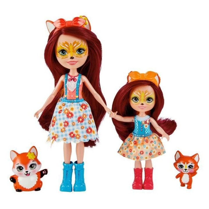 Enchantimals - Felicity Renard Et Petite Soeu - Poupée