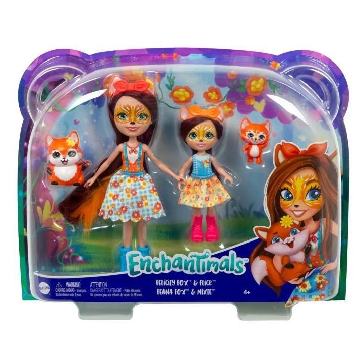 Enchantimals - Felicity Renard Et Petite Soeu - Poupée